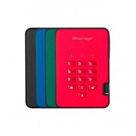   iStorage diskAshur 2 USB 3.1 3 TB Portable Encrypted Hard Drive (IS-DA2-256-3000-B)