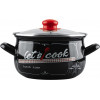 GUSTO Lets Cook Black 16 см 2.1 л (GT-T-116-LCB) - зображення 1