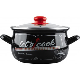   GUSTO Lets Cook Black 16 см 2.1 л (GT-T-116-LCB)