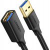 UGREEN US129 USB 3.0 AM/AF Extension Cable 0.5m Black (30125) - зображення 1