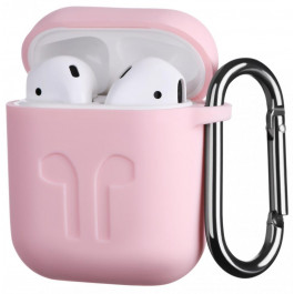   2E Чехол  для Apple AirPods Pure Color Silicone (3mm) Imprint Light pink (2E-AIR-PODS-IBPCSI-3-LPK)