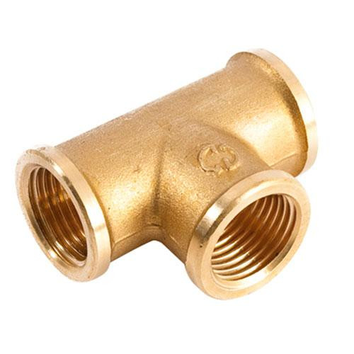 General Fittings Тройник латунный, IT, D=3/4 (270014H050505A) - зображення 1