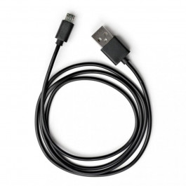   Vinga USB 2.0 AM to Micro 5P PVC 1m black (VCPDCM1BK)