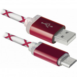   Defender USB08-03LT USB(AM)-MicroBM RedLED backlight (87556)