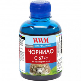   WWM Чернила для Canon IPF-107С 200г Cyan Водорастворимые (C67/C)