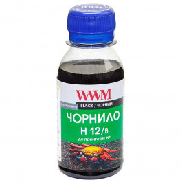   WWM Чернила для HP №10/11/12 100г Black Водорастворимые (H12/B-2)