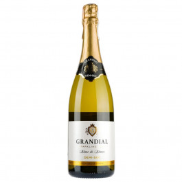   Les Grands Chais de France Ігристе вино  Grandial, Blanc de Blancs, біле, напівсухе, 11%, 0,75 л (3500610007767)