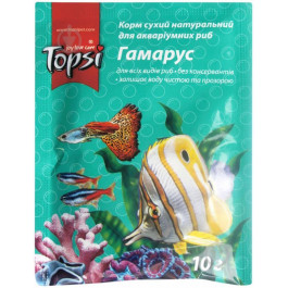   Topsi Гаммарус для аквариумных рыб 10 г (4820122207639)