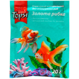   Topsi Для аквариумных рыб в гранулахх 20 г (4820122207677)