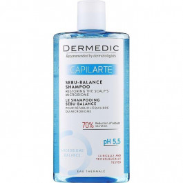   Dermedic - Capilarte - Sebu-Balance Shampoo - Себорегулюючий шампунь для жирного волосся - 300ml
