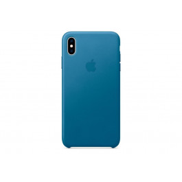   Apple iPhone XS Max Leather Case - Cape Cod Blue (MTEW2)