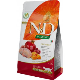 Farmina N&D Grain Free Adult Pumpkin Quail & Pomegranate Neutered 0,3 кг 168807