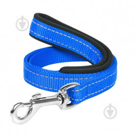   Collar Поводок нейлоновый Dog Extreme, прорезиненная ручка, 25мм/122см, Голубой (4820082494506) (43172)