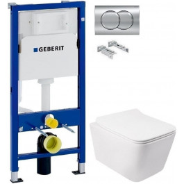   Geberit DuofixBasic 458.103.00.1+Qtap Crow QT05335170W