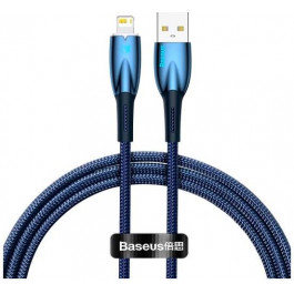   Baseus Glimmer Series USB - Lightning Cable 12W 2.4A 1m Blue (CADH000203)