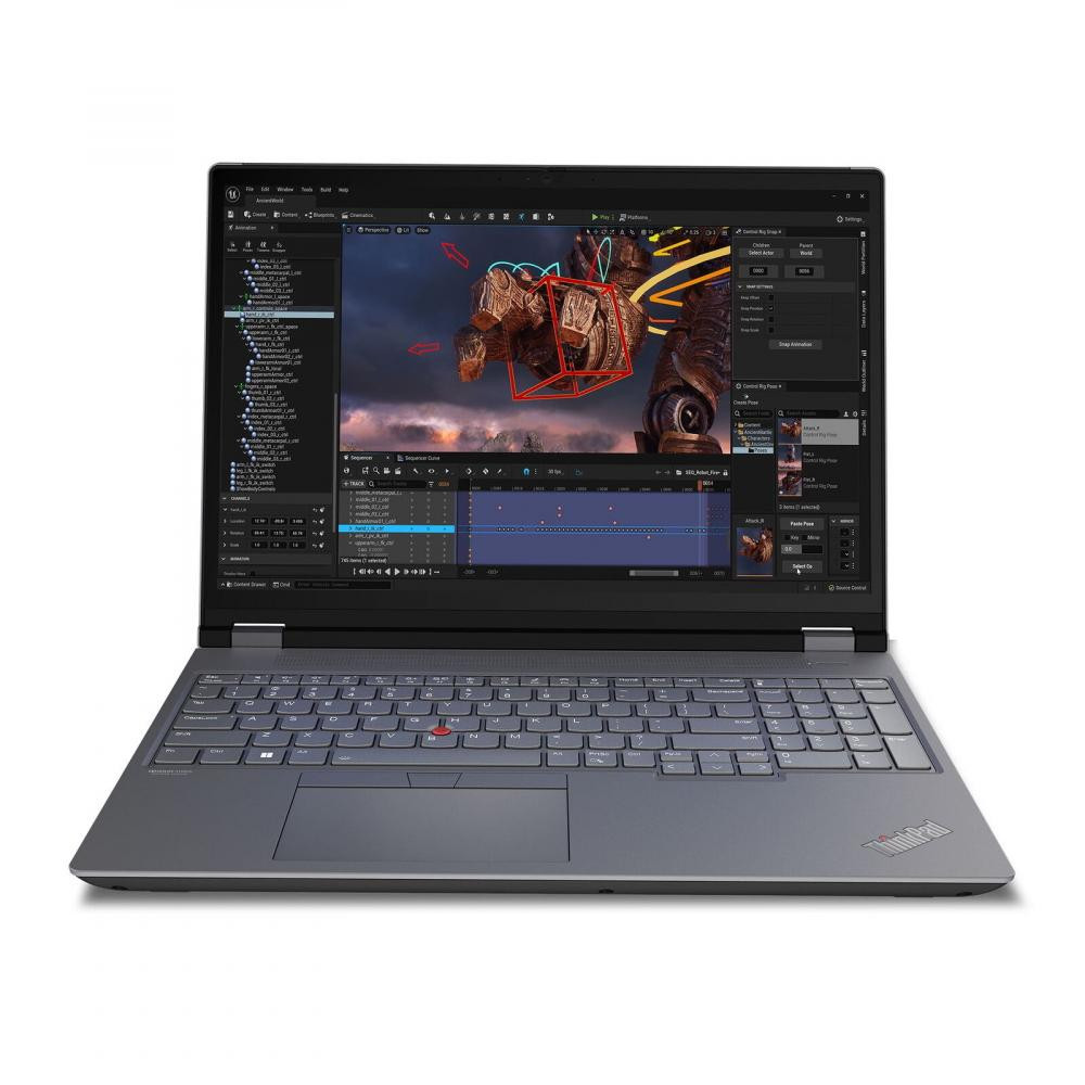 Lenovo ThinkPad P16 Gen 2 Storm Gray (21FA0021US) - зображення 1