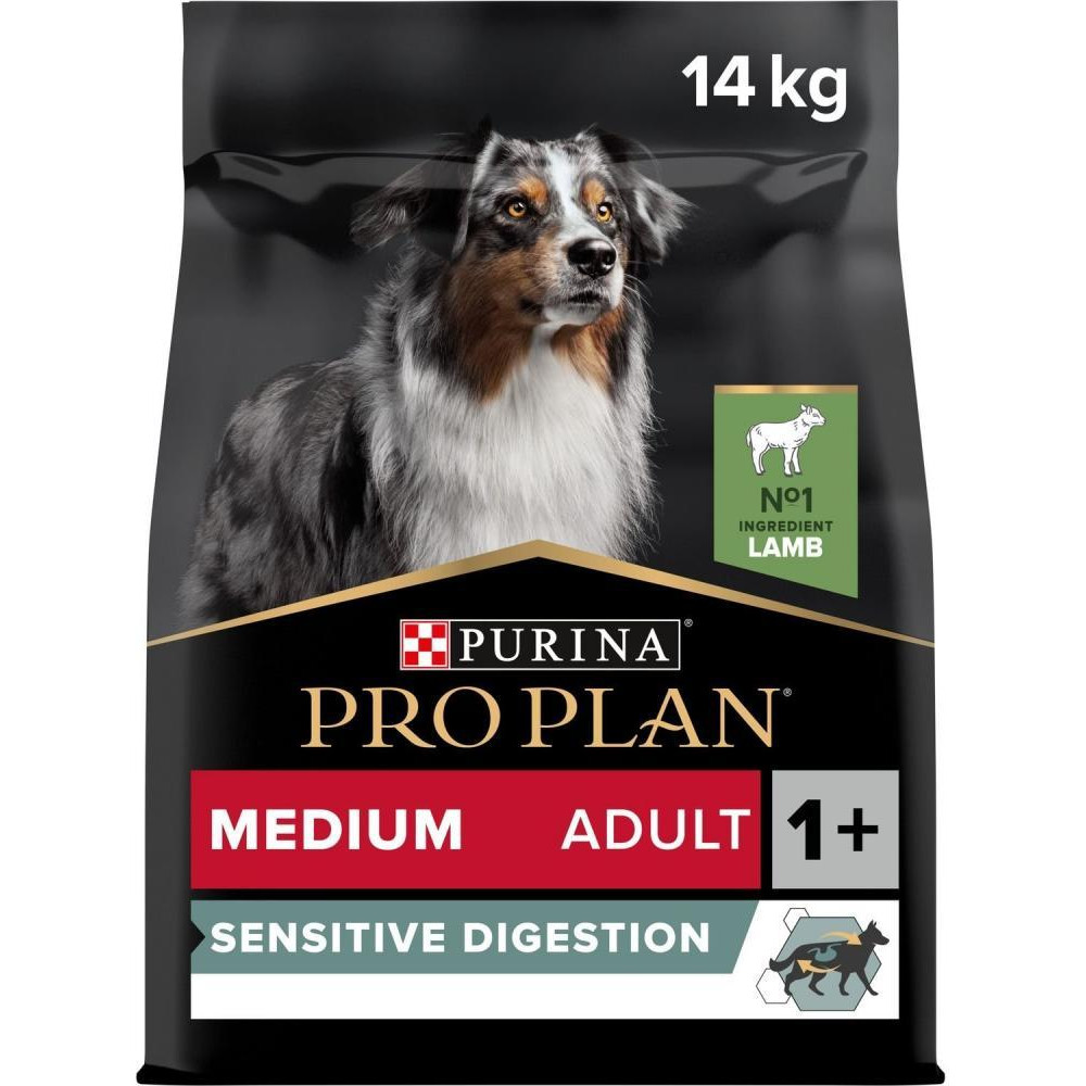 Pro Plan Adult Medium Sensitive Digestion Lamb 14 кг (7613035214774) - зображення 1