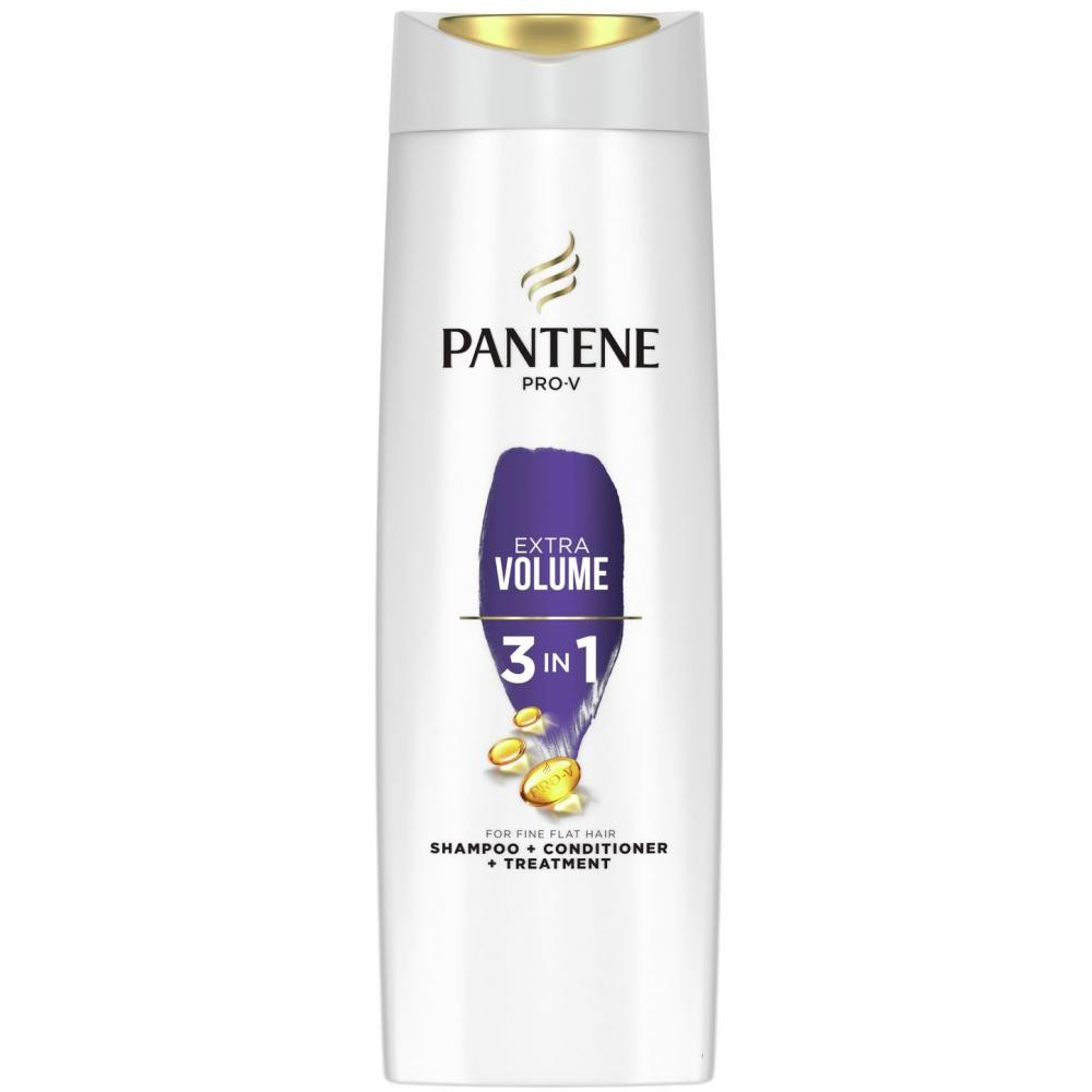 Pantene Pro-v Шампунь для волосся  3 в 1 Додатковий об&#39;єм 360 мл (8001090673725) - зображення 1