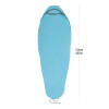 Sea to Summit Breeze Liner /Insect Shield/ Mummy w/Drawcord - S, turkish tile blue (ASL031081-191606) - зображення 2