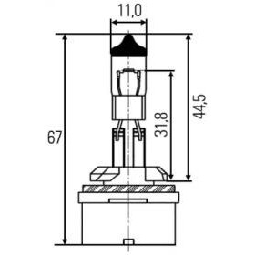 Hella H27W/1 Standard PG13 27W (8GH008991021) - зображення 1