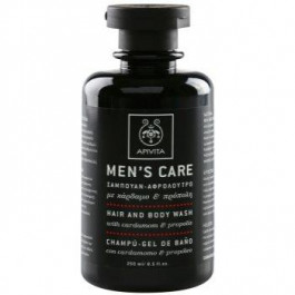   Apivita Men's Care Cardamom & Propolis шампунь та гель для душу 2 в 1 250 мл