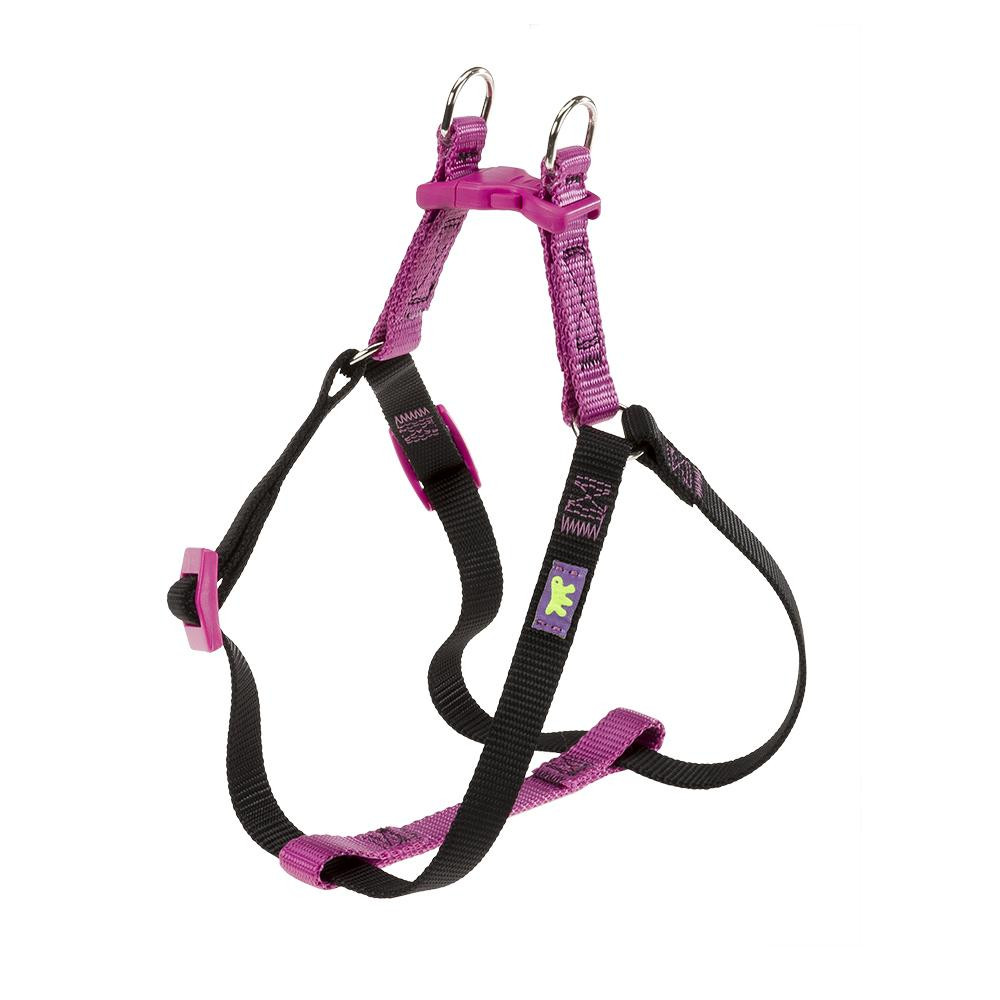 Ferplast EASY COLOURS MEDIUM HARNESS PURPLE Шлейка для собак, розовая, А-В 45-63 см х 15 мм (75565902) - зображення 1