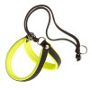 Ferplast 75449128 AGILA FLUO 1 HARNESS YELLOW Шлея нейлонова, (8010690156682) - зображення 1