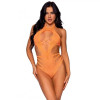 Leg Avenue Боді  Meet Me in Malibu Lace Bodysuit, помаранчеве (714718561554) - зображення 1