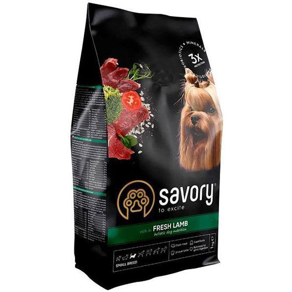 Savory Small Breeds rich in Fresh Lamb 3 кг (4820232630327) - зображення 1