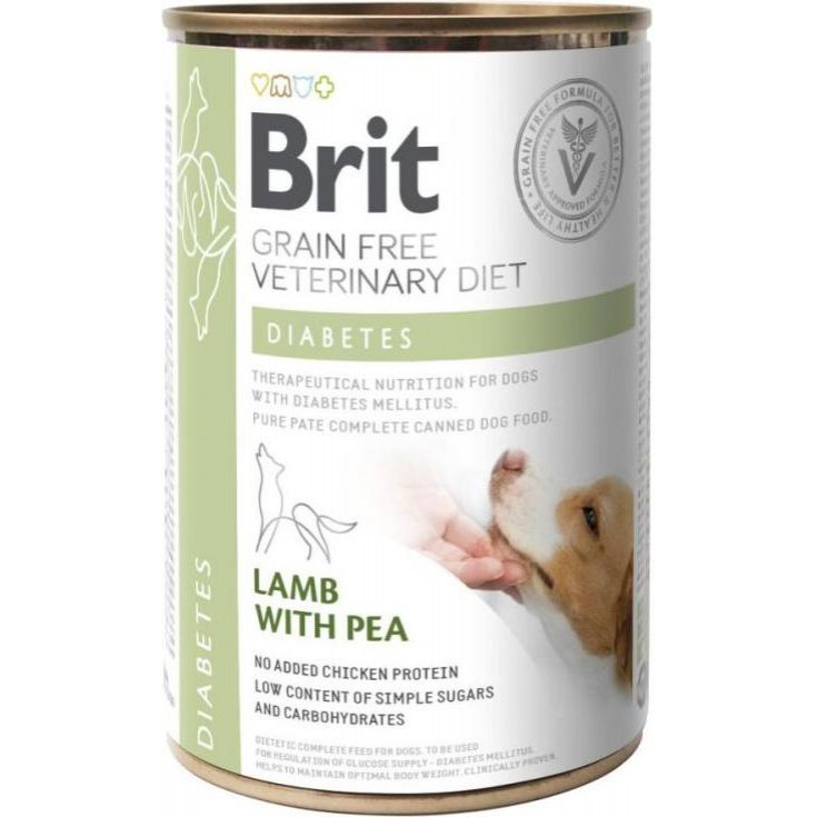 Brit Veterinary Diet Dog Diabetes 400 г (100263/5910) - зображення 1