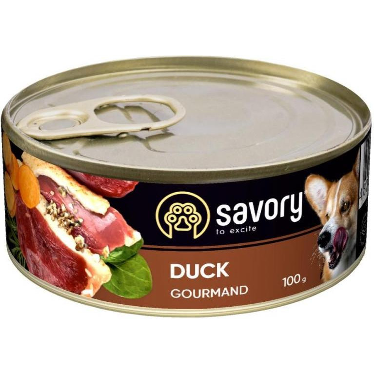 Savory Dog Gourmand Duck 100 г (30457) - зображення 1