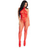 Leg Avenue Комбінезон  Over You Fishnet Bodystocking, червоний (714718513782) - зображення 1