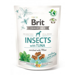   Brit Crunchy Snack Adult Dog Insects with Tuna 200 г (100627)