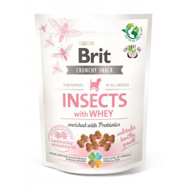   Brit Crunchy Snack Puppy Insects with Whey 200 г (100628)