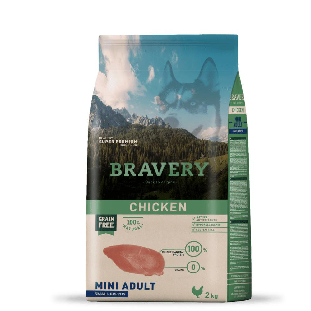 Bravery Mini Puppy Chicken 2 кг - зображення 1