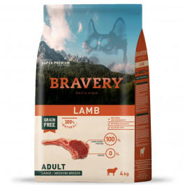   Bravery Adult Large & Medium Lamb 4 кг