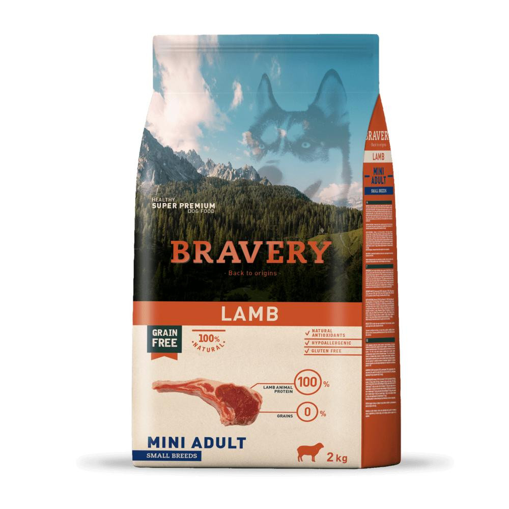 Bravery Mini Adult Lamb 2 кг - зображення 1