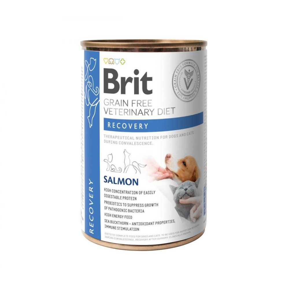 Brit Veterinary Diet Recovery Dog & Cat 400 г (100291) - зображення 1