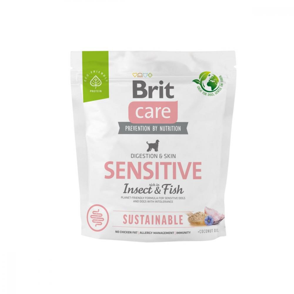 Brit Care Sustainable Sensitive Insect Fish 1 кг (172187) - зображення 1