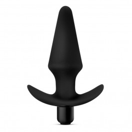   Blush Novelties Anal Adventures Platinum Vibrating Plug, чорна (819835027843)