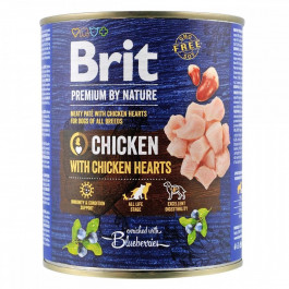   Brit Premium Chicken with Chicken Hearts 800 г (100407/8546)