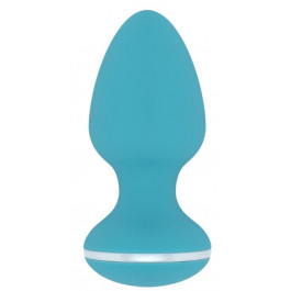   EDC Whosale Cala Azul Blanca Vibrating Anal Plug, блакитна (8719934006324)