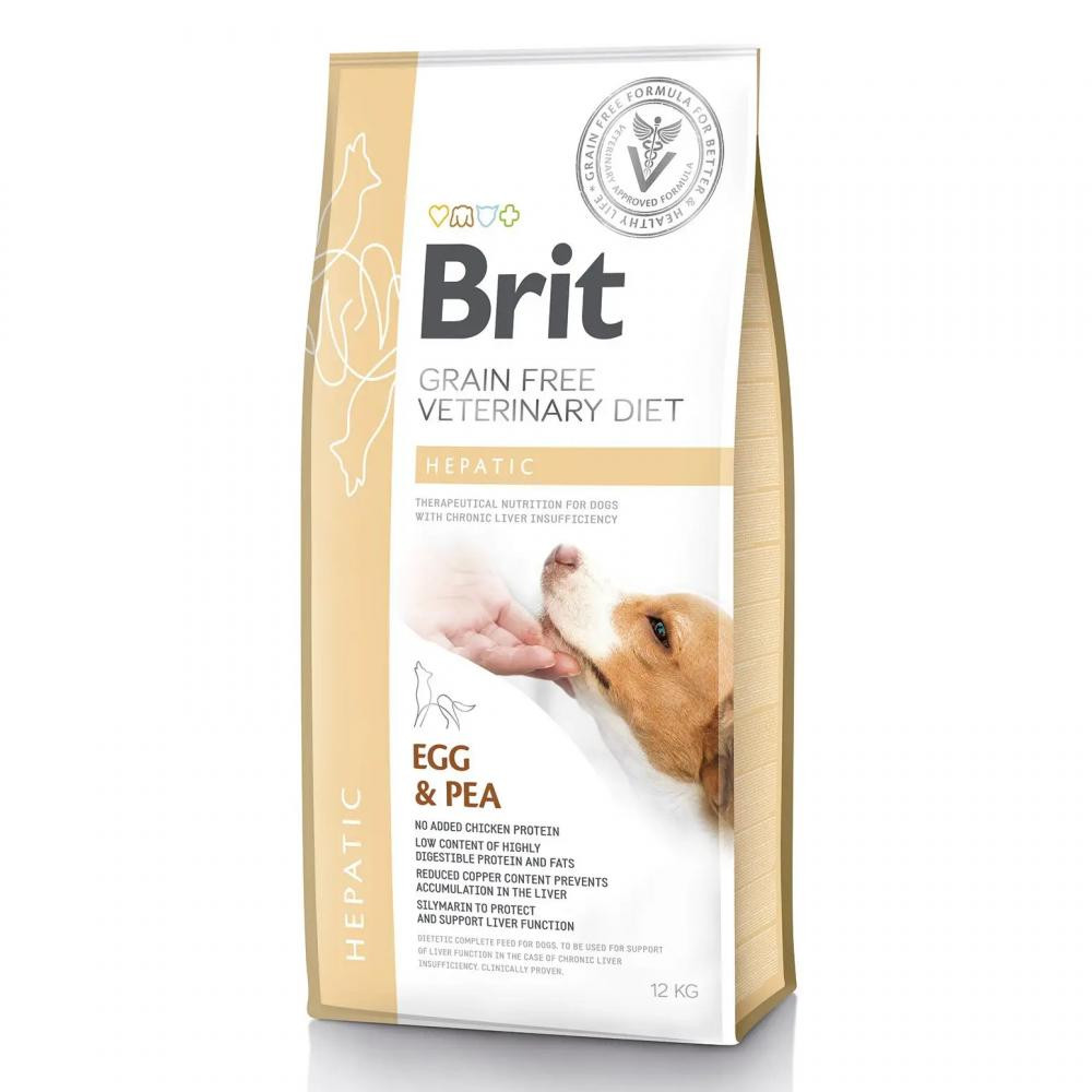 Brit Veterinary Diet Dog Hepatic 12 кг (170946/528158) - зображення 1