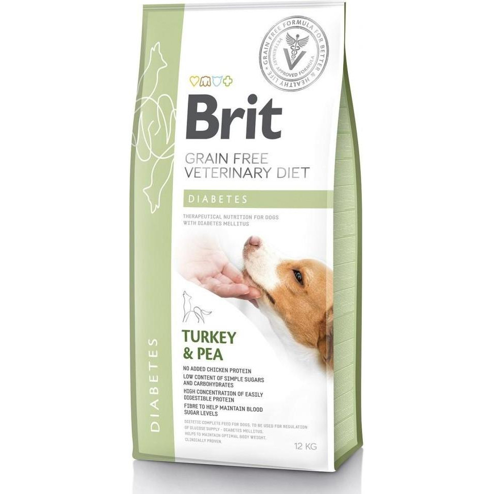 Brit Veterinary Diet Dog Diabetes 12 кг 170942/528097 - зображення 1