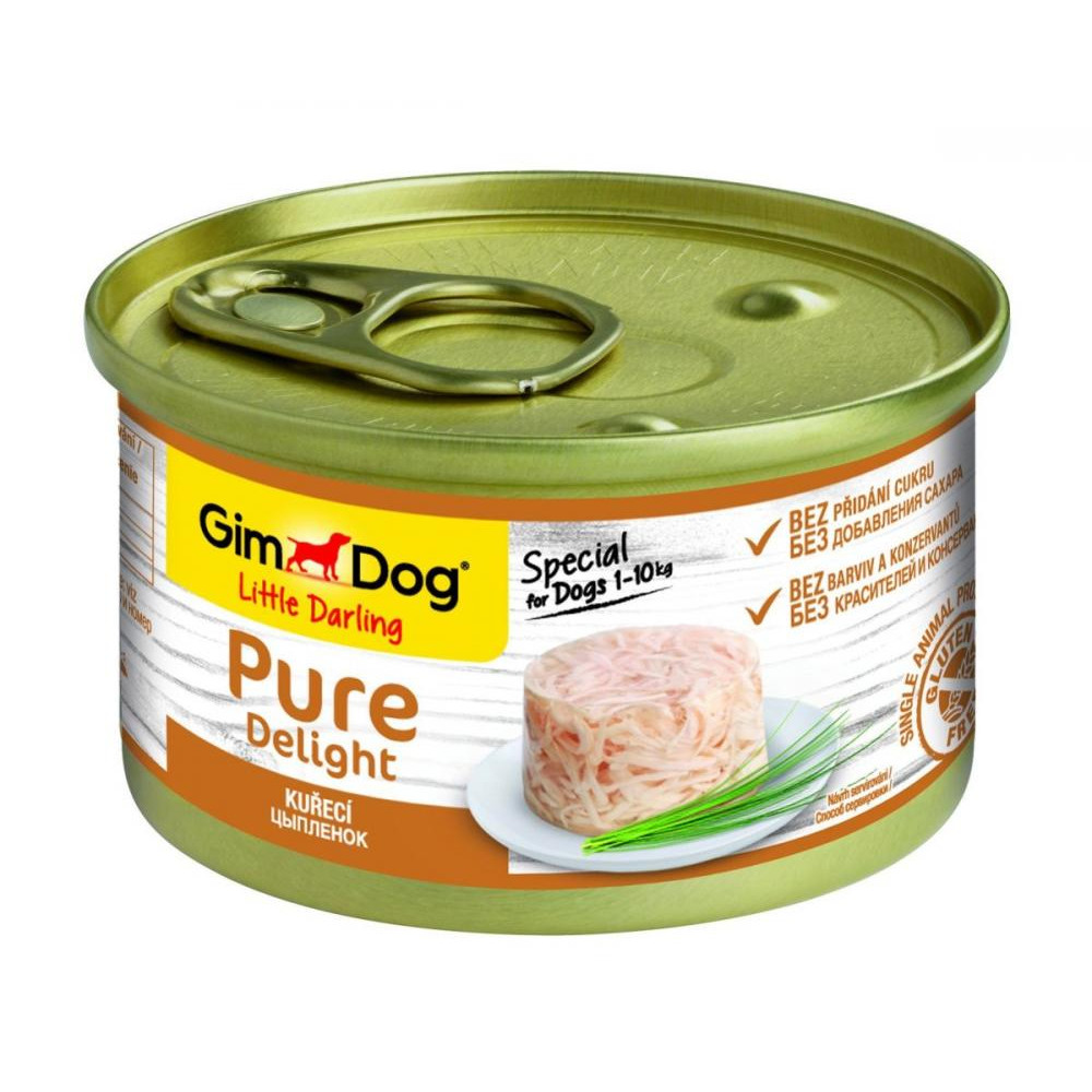 GimDog Pure Delight консервы с курицей 85 г 513140 - зображення 1