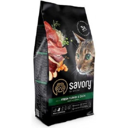   Savory Adult Cat Gourmand Fresh Turkey & Duck 2 кг (4820232630051)