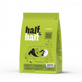   Half & Half Turkey Recipe Sensitive Digestion Adult Cats 300 г (20949)