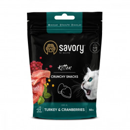   Savory Kitten Crunchy Snack Turkey & Cranberries 50 г (31393)