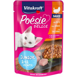   Vitakraft Poesie Delice pouch Junior індичка в соусі 85 г (4008239352910)