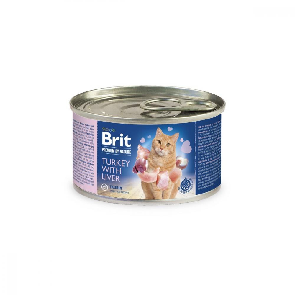 Brit Premium by Nature Turkey with Liver 200 г (8595602545124) - зображення 1